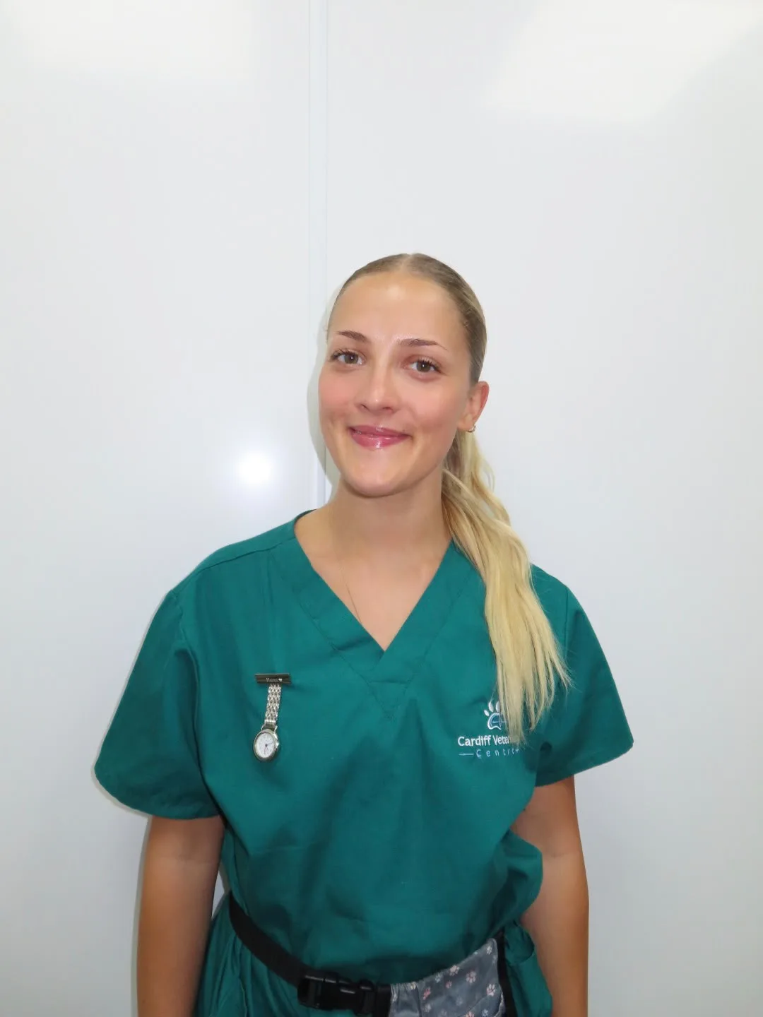 Ilona, RVN at Cardiff Veterinary Centre
